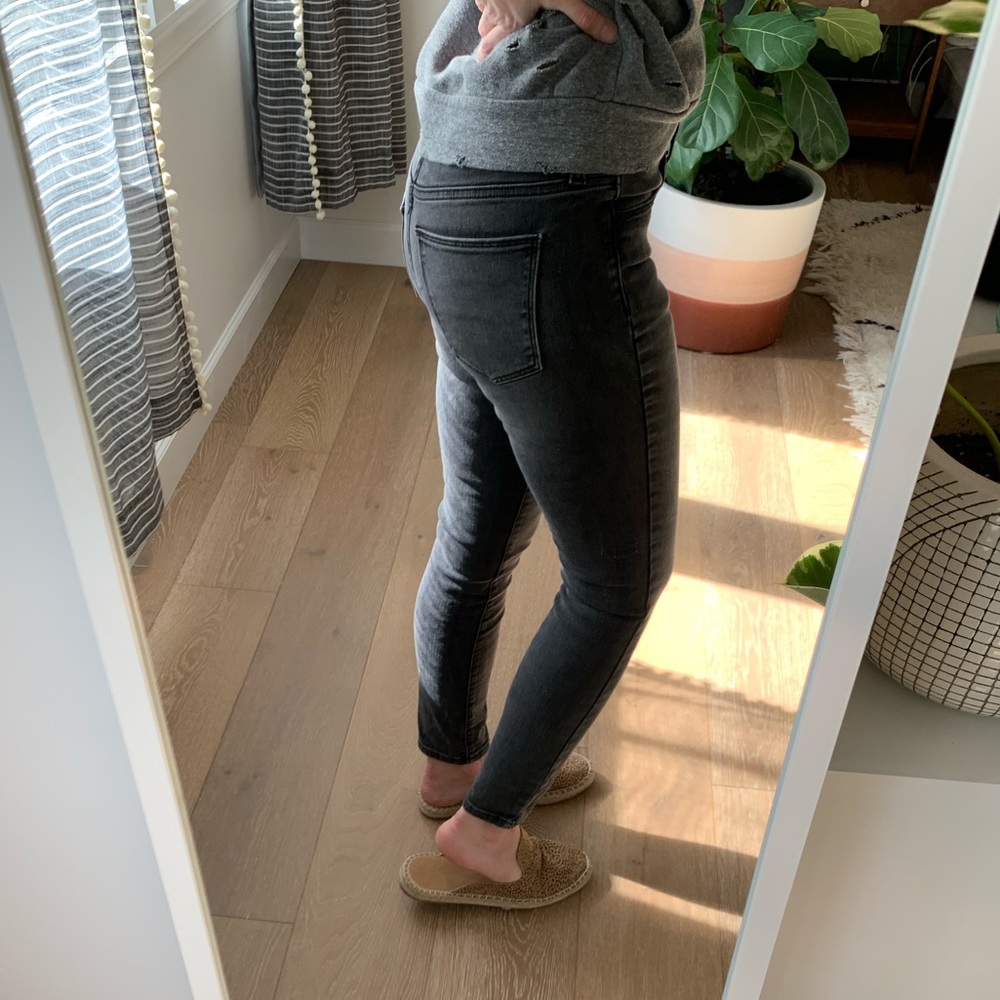 Universal Thread High Rise Black Skinny Jeans 25 - Picture 3 of 7